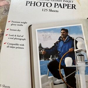 Kirkland opened Glossy Inkjet Photo Paper -